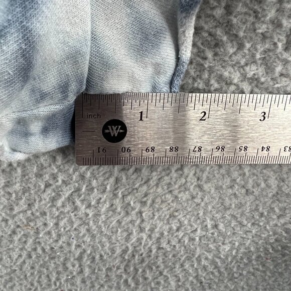 Grayson Threads Womens Sleep Shorts Large‎ Blue Tie Dye High Rise Elastic Waist - Picture 10 of 10